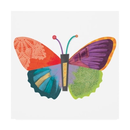 Holli Conger 'Wings Of Grace Butterfly Icon 4' Canvas Art,24x24
